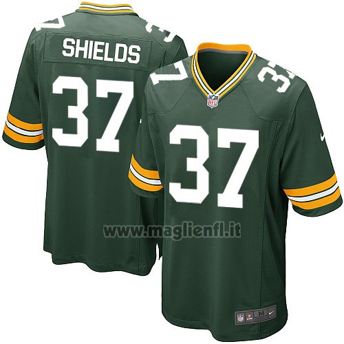 Maglia NFL Game Green Bay Packers Shields Verde